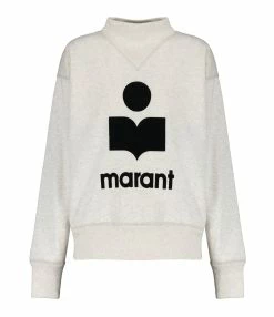 MARANT ÉTOILE Sweatshirt Moby Coton Écru