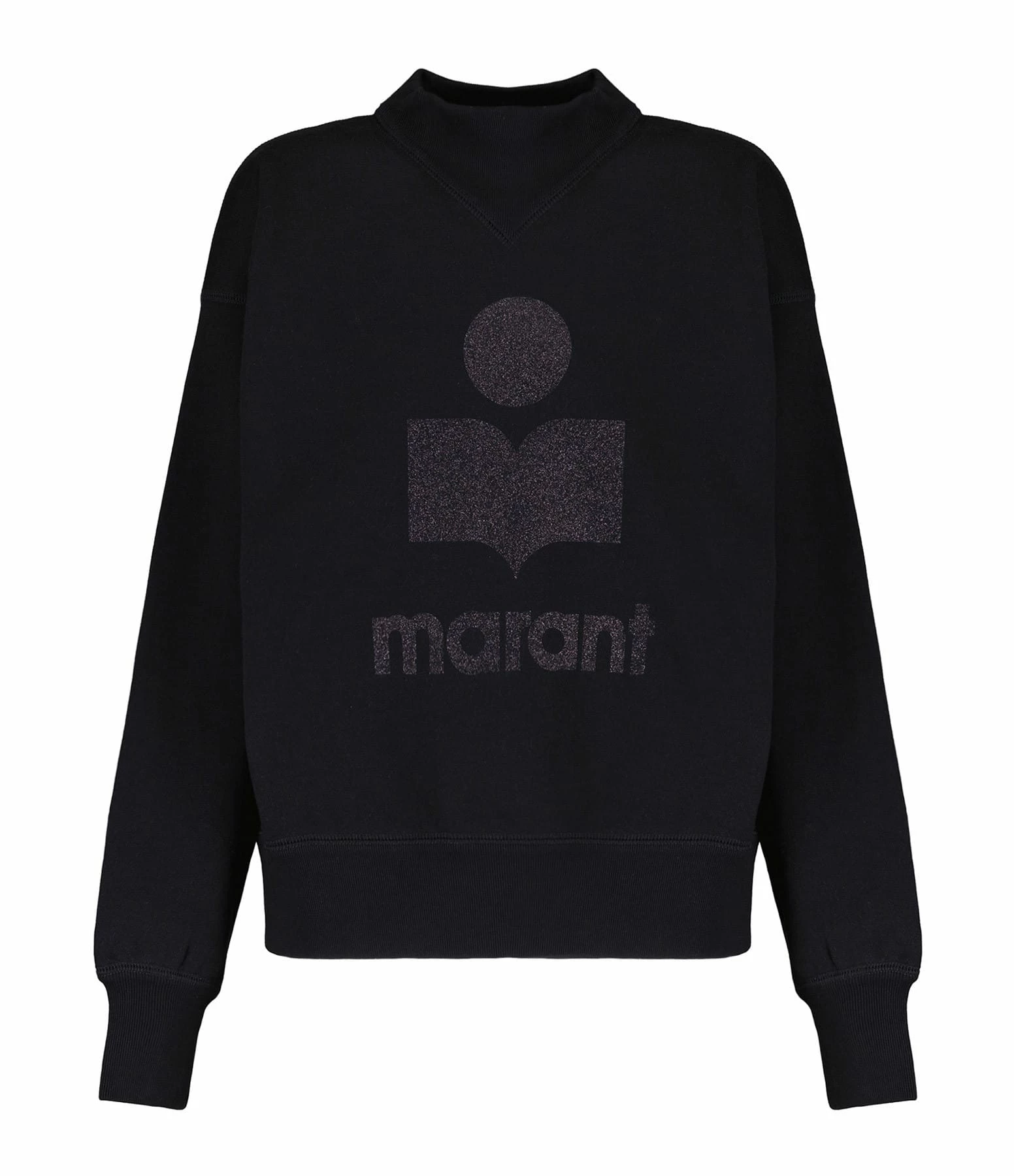 MARANT ÉTOILE Sweatshirt Moby Coton Noir
