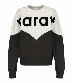 MARANT ÉTOILE Sweatshirt Houston Coton Noir Délavé