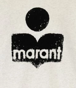 MARANT ÉTOILE Sweatshirt Mobyli Coton Écru 8 MARANT ÉTOILE Sweatshirt Mobyli Coton Écru -Boutique de vente ZIMMERMANN imare49809 pck20221206 2