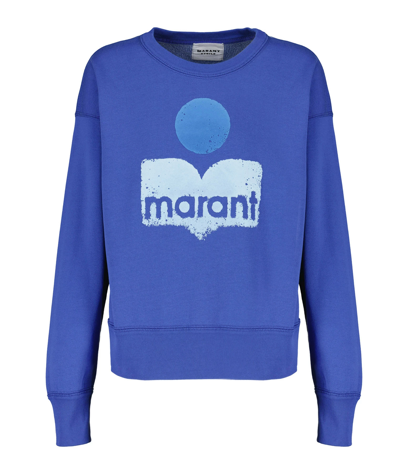 MARANT ÉTOILE Sweatshirt Mobyli Coton Bleu Électrique 3 MARANT ÉTOILE Sweatshirt Mobyli Coton Bleu Électrique