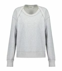 MARANT ÉTOILE Sweatshirt Mazalia Coton Gris