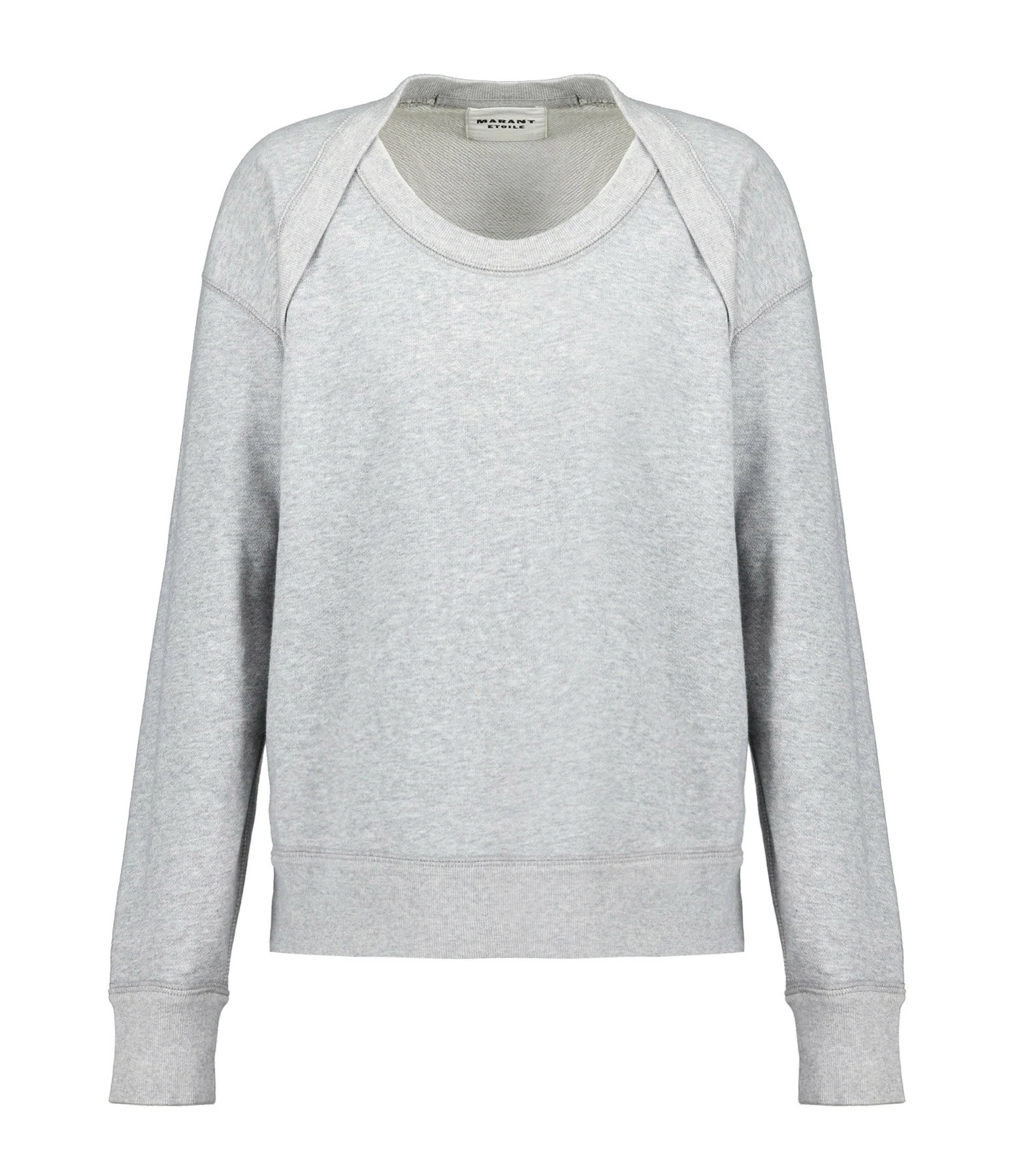 MARANT ÉTOILE Sweatshirt Mazalia Coton Gris
