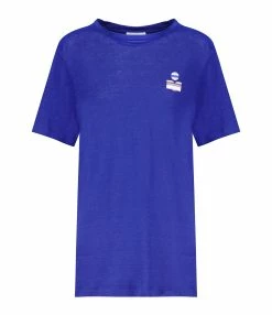 MARANT ÉTOILE Tee-shirt Zewel Lin Indigo