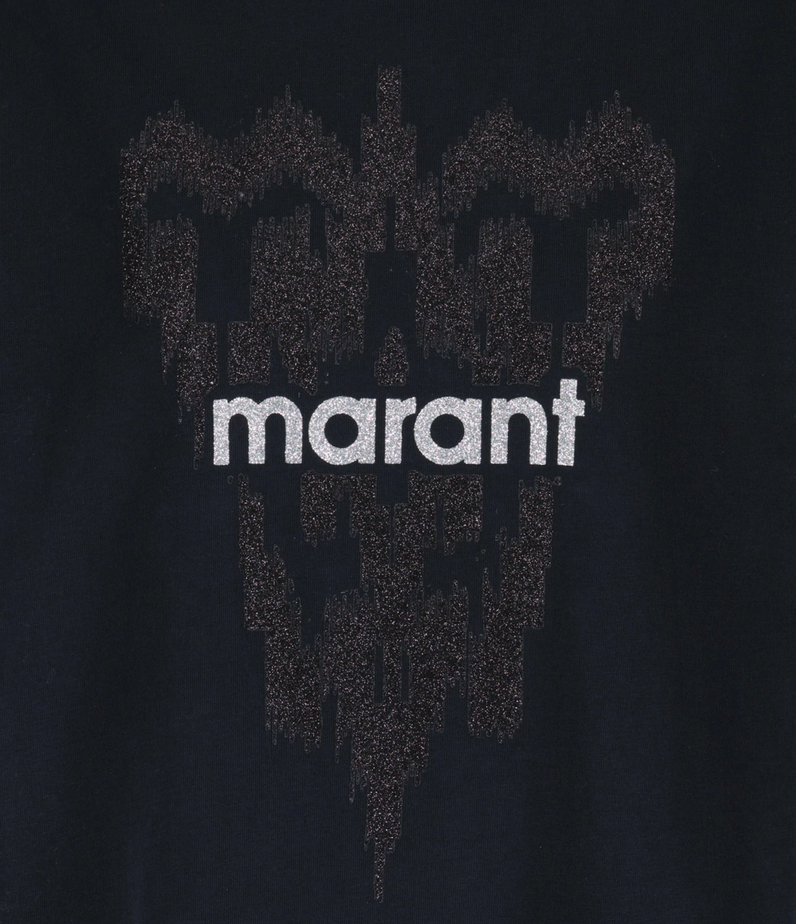 MARANT ÉTOILE Tee-shirt Zewel Coton Noir – Image 2