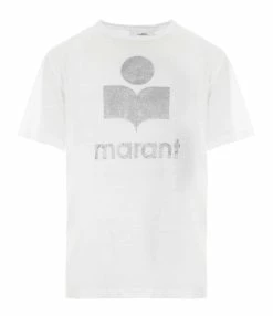 MARANT ÉTOILE Tee-shirt Zewel Lin Blanc