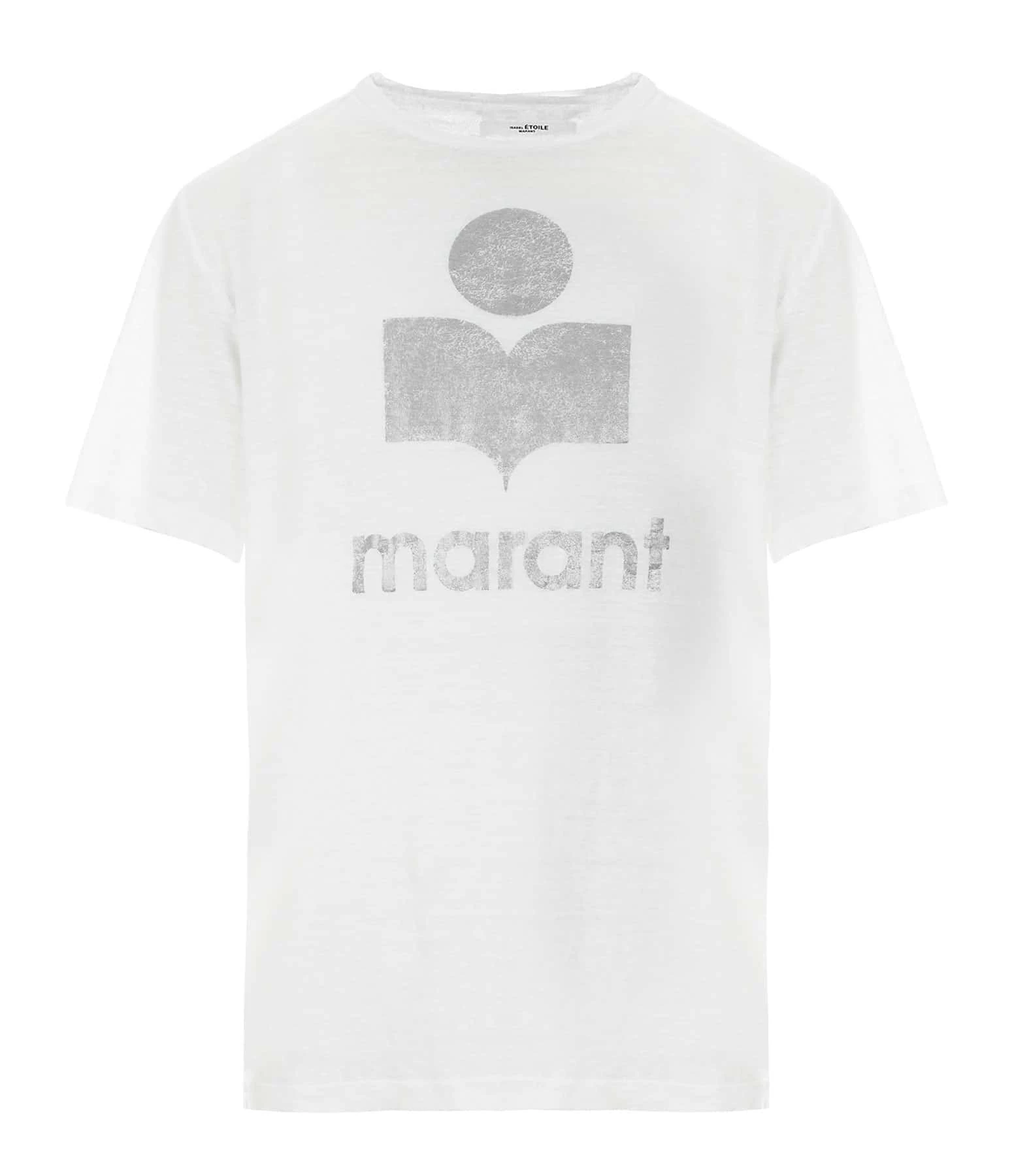 MARANT ÉTOILE Tee-shirt Zewel Lin Blanc