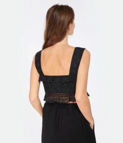 Isabel Marant Top Mecelia Dentelle Noir -Boutique de vente ZIMMERMANN imarh look20221130 263