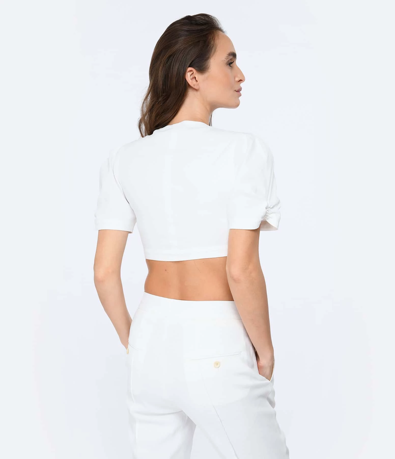 Isabel Marant Top Fania Chanvre Blanc – Image 5