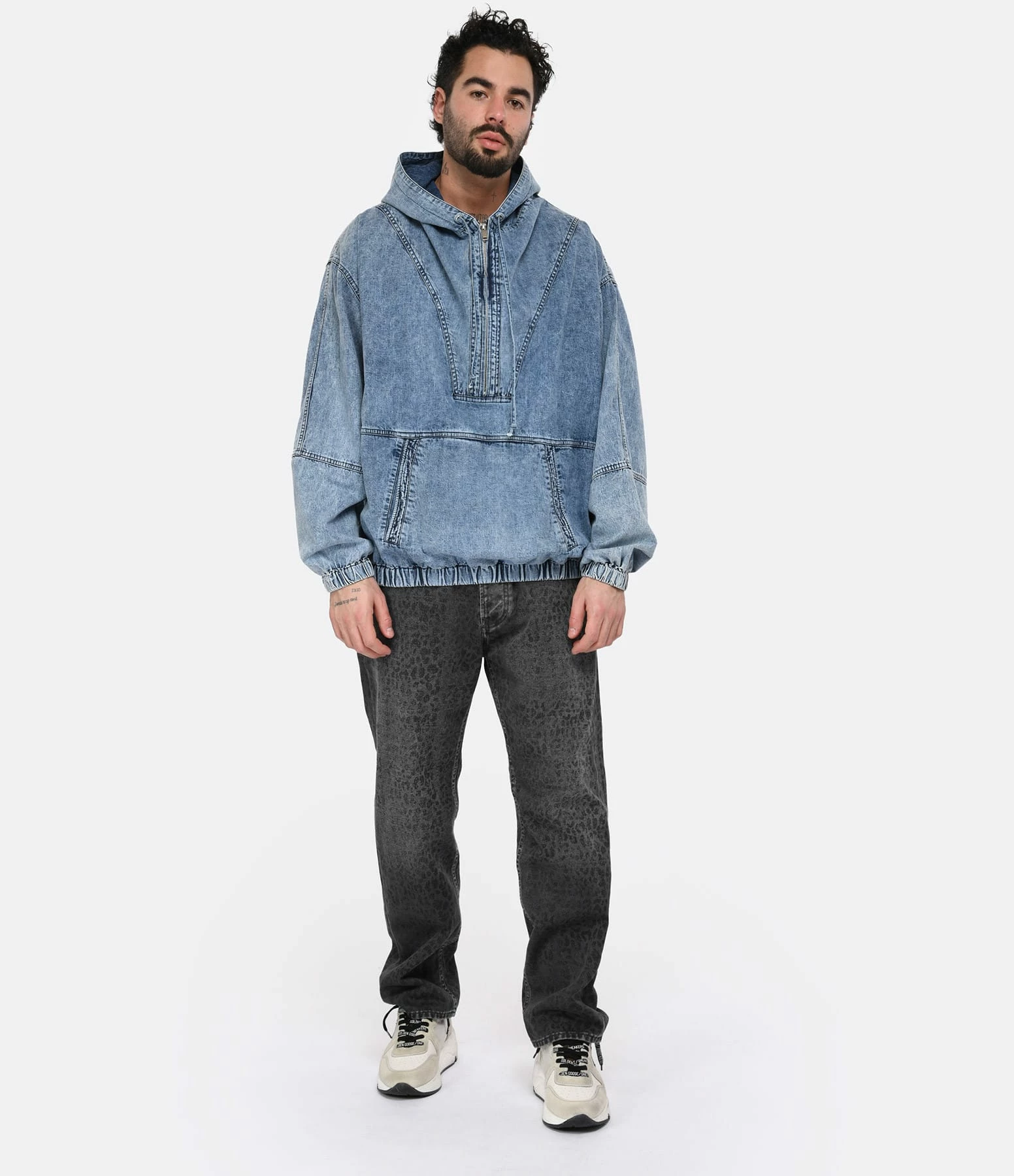 Isabel Marant Sweatshirt Homme Vlode Coton Bleu – Image 5