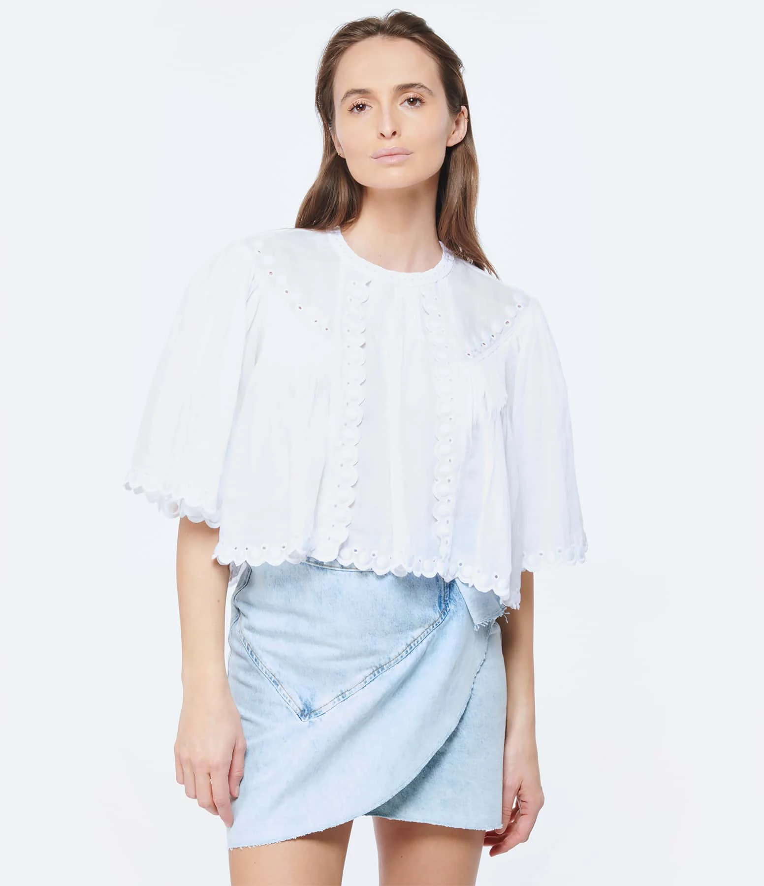 Isabel Marant Top Ogalice Ramie Blanc – Image 3