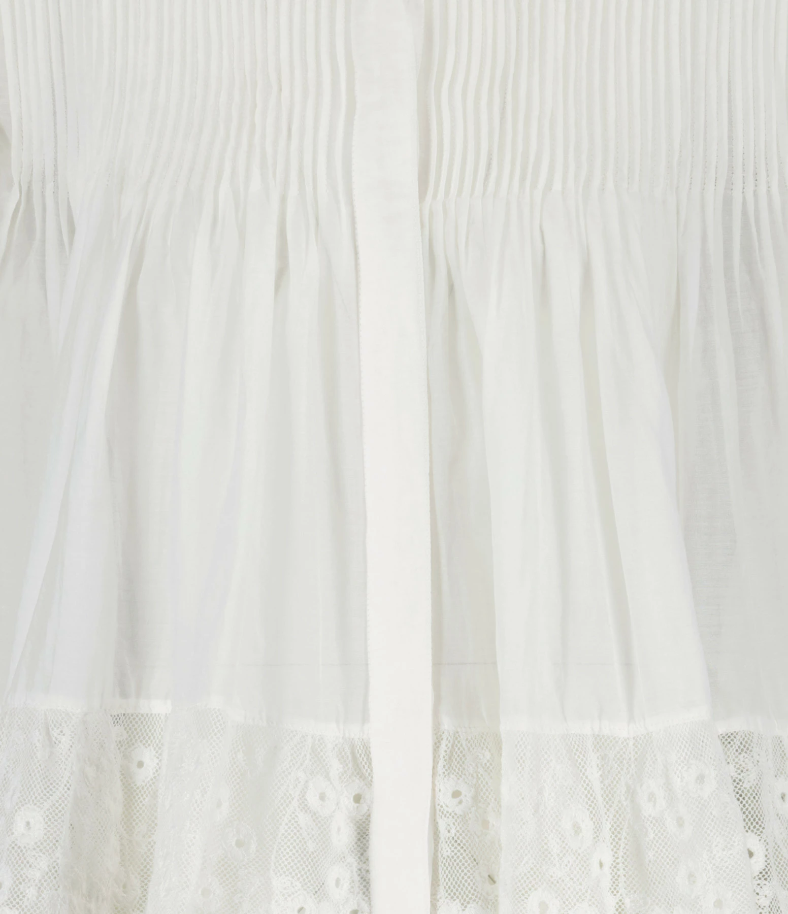 Isabel Marant Chemise Mikia Coton Dentelle Blanc – Image 2