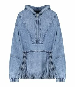 Isabel Marant Sweatshirt Homme Vlode Coton Bleu