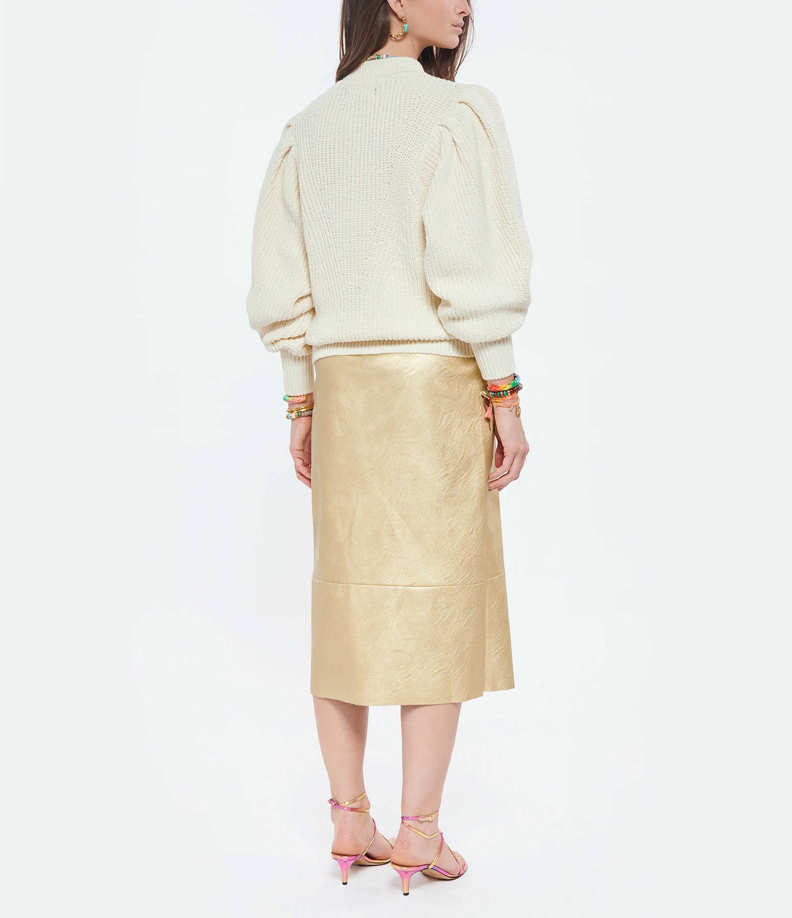 Isabel Marant Pull Adele Laine Écru – Image 5