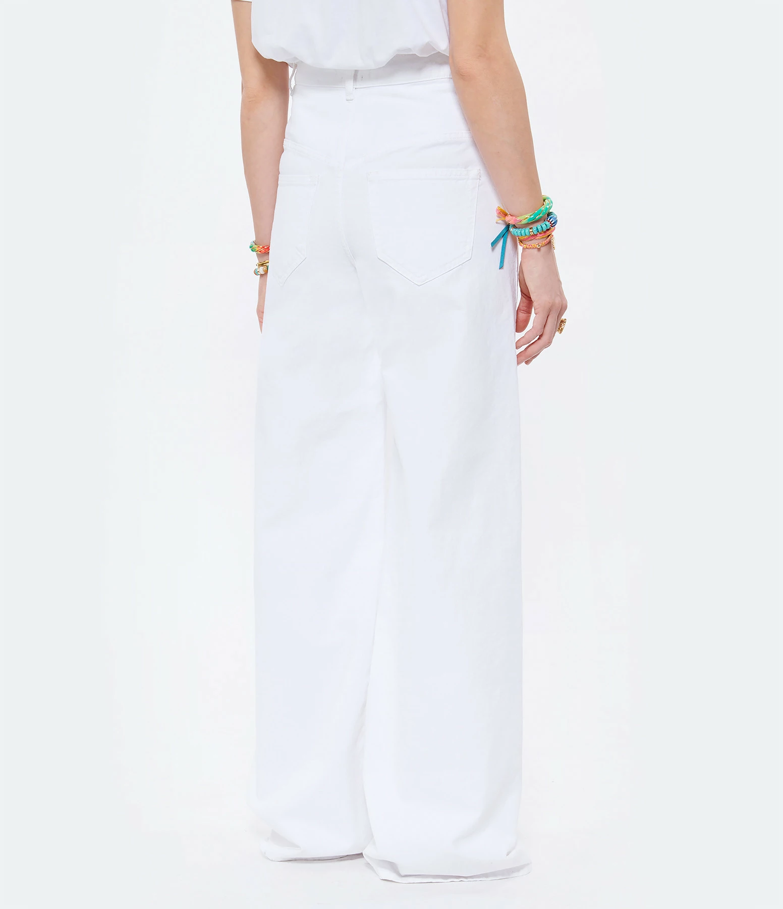 Isabel Marant Jean Lemony Denim Blanc – Image 5