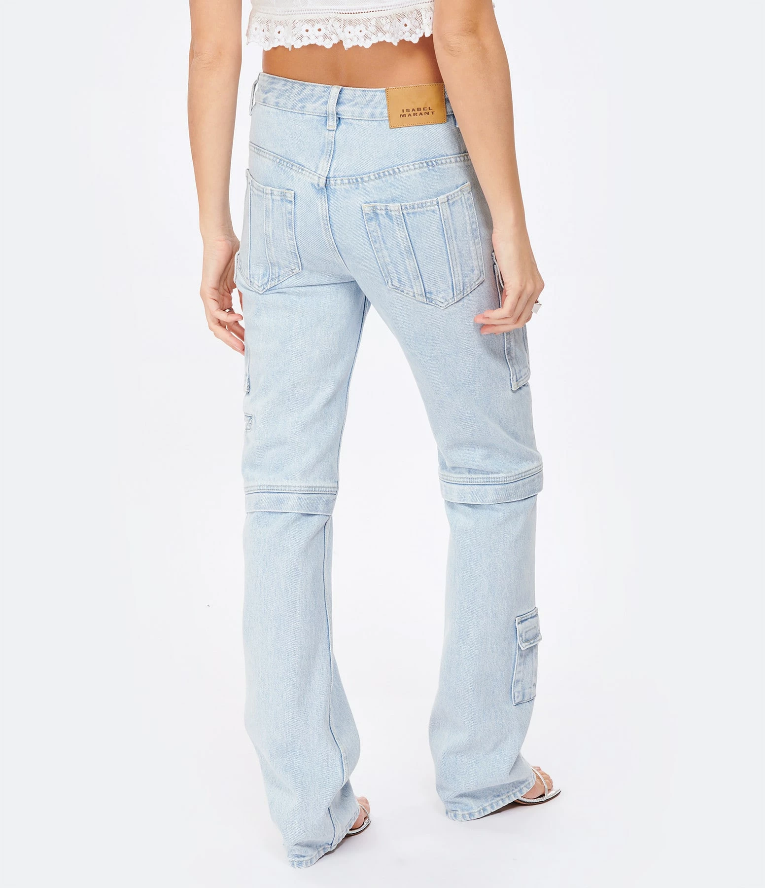 Isabel Marant Jean Vokayo Coton Bleu Clair – Image 5