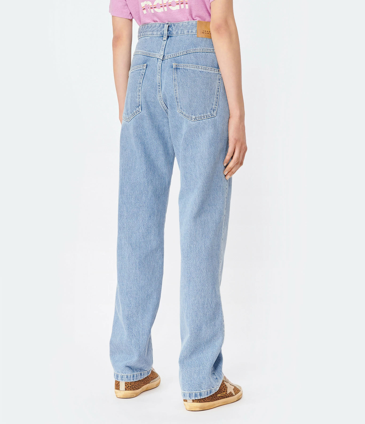 Isabel Marant Jean Nadege Coton Bleu Clair – Image 5
