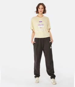 Isabel Marant Jogging Homme Mailesco Coton Noir Délavé 9 Isabel Marant Jogging Homme Mailesco Coton Noir Délavé -Boutique de vente ZIMMERMANN imarp look20221205 374