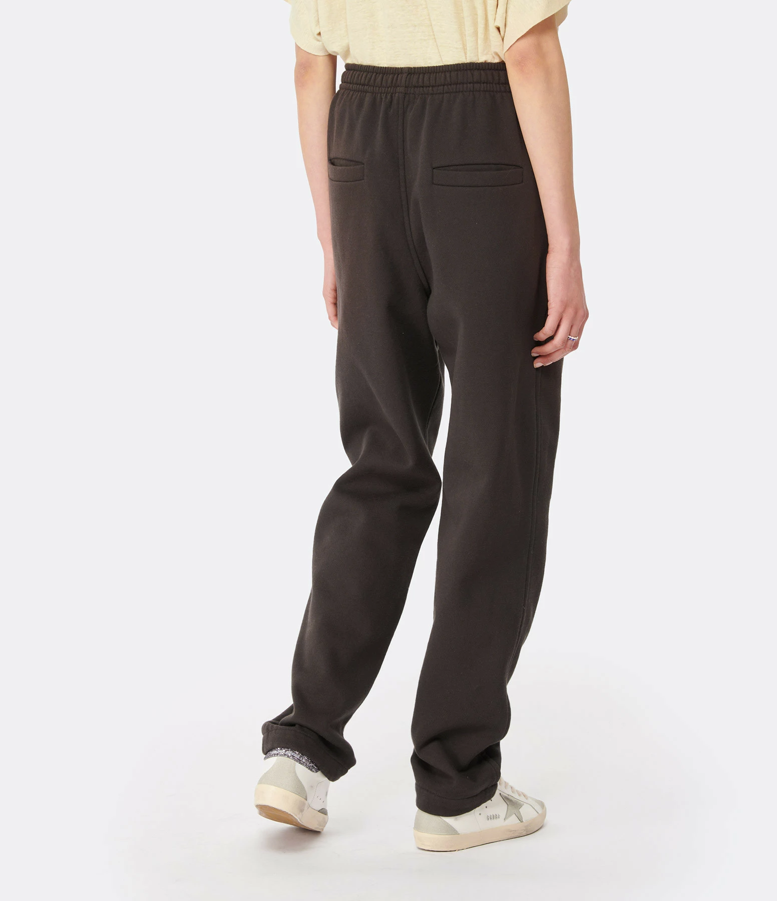 Isabel Marant Jogging Homme Mailesco Coton Noir Délavé 7 Isabel Marant Jogging Homme Mailesco Coton Noir Délavé – Image 5