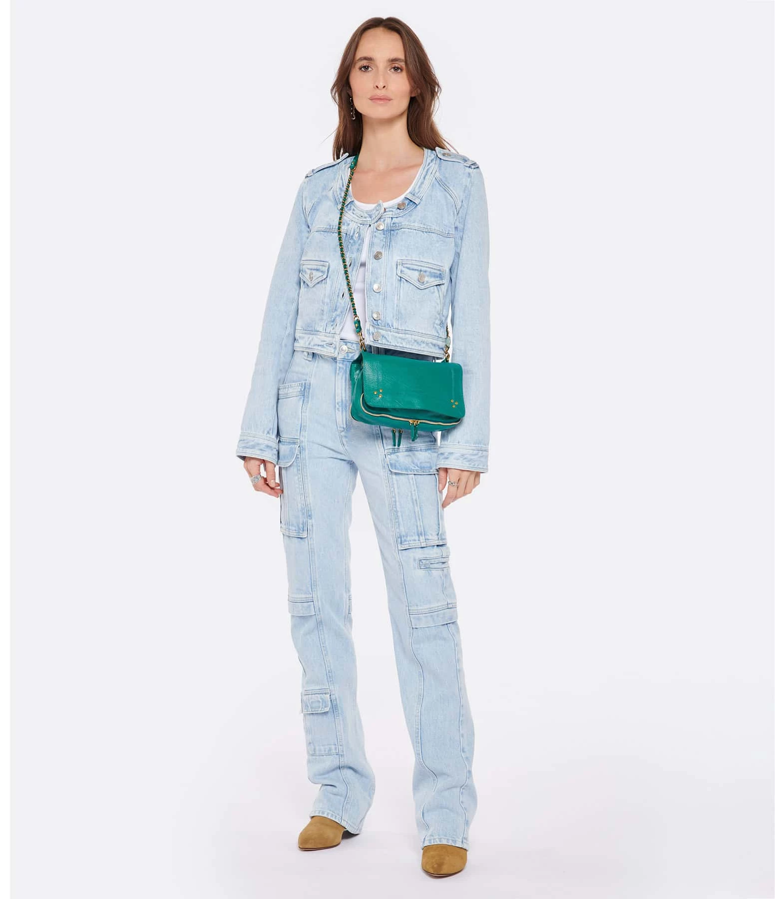 Isabel Marant Jean Vokayo Coton Bleu Clair – Image 6