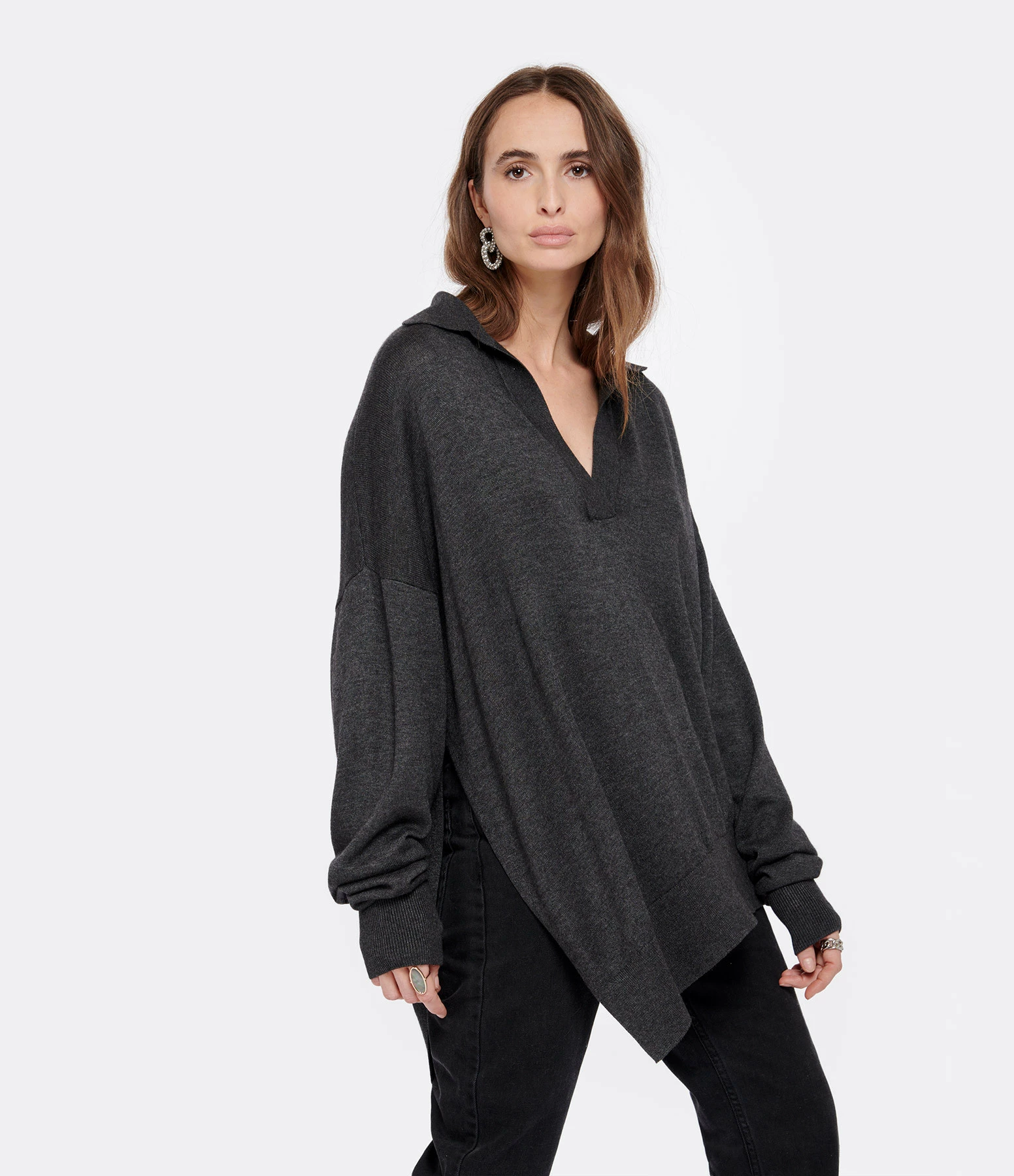 Isabel Marant Pull Giliane Anthracite – Image 3