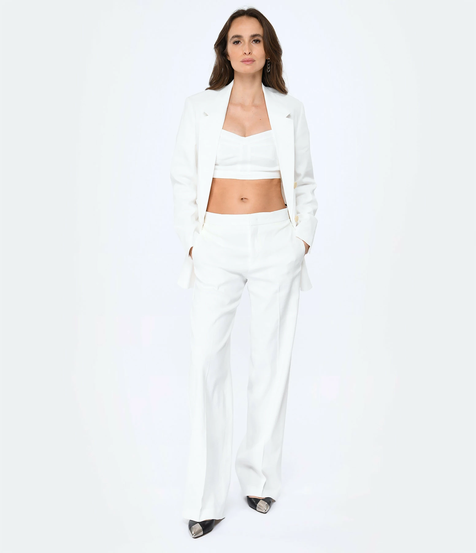 Isabel Marant Pantalon Scarly Chanvre Blanc – Image 3