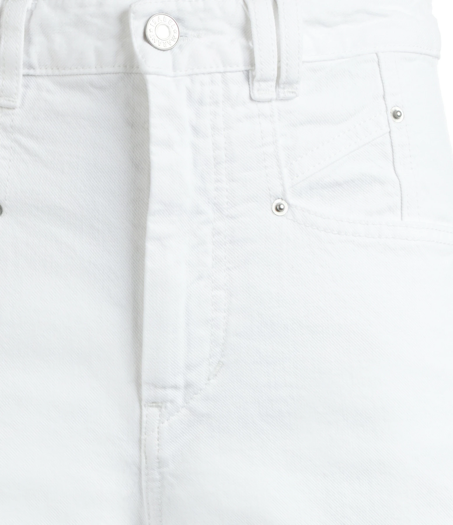 Isabel Marant Jean Lemony Denim Blanc – Image 2