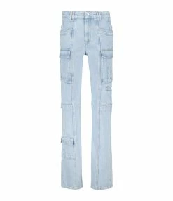 Isabel Marant Jean Vokayo Coton Bleu Clair