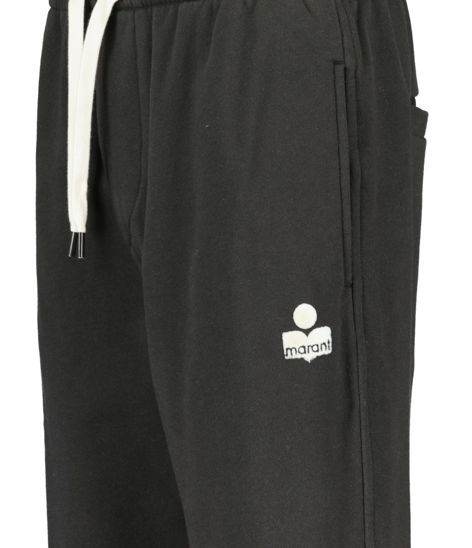 Isabel Marant Jogging Homme Mailesco Coton Noir Délavé 4 Isabel Marant Jogging Homme Mailesco Coton Noir Délavé – Image 2