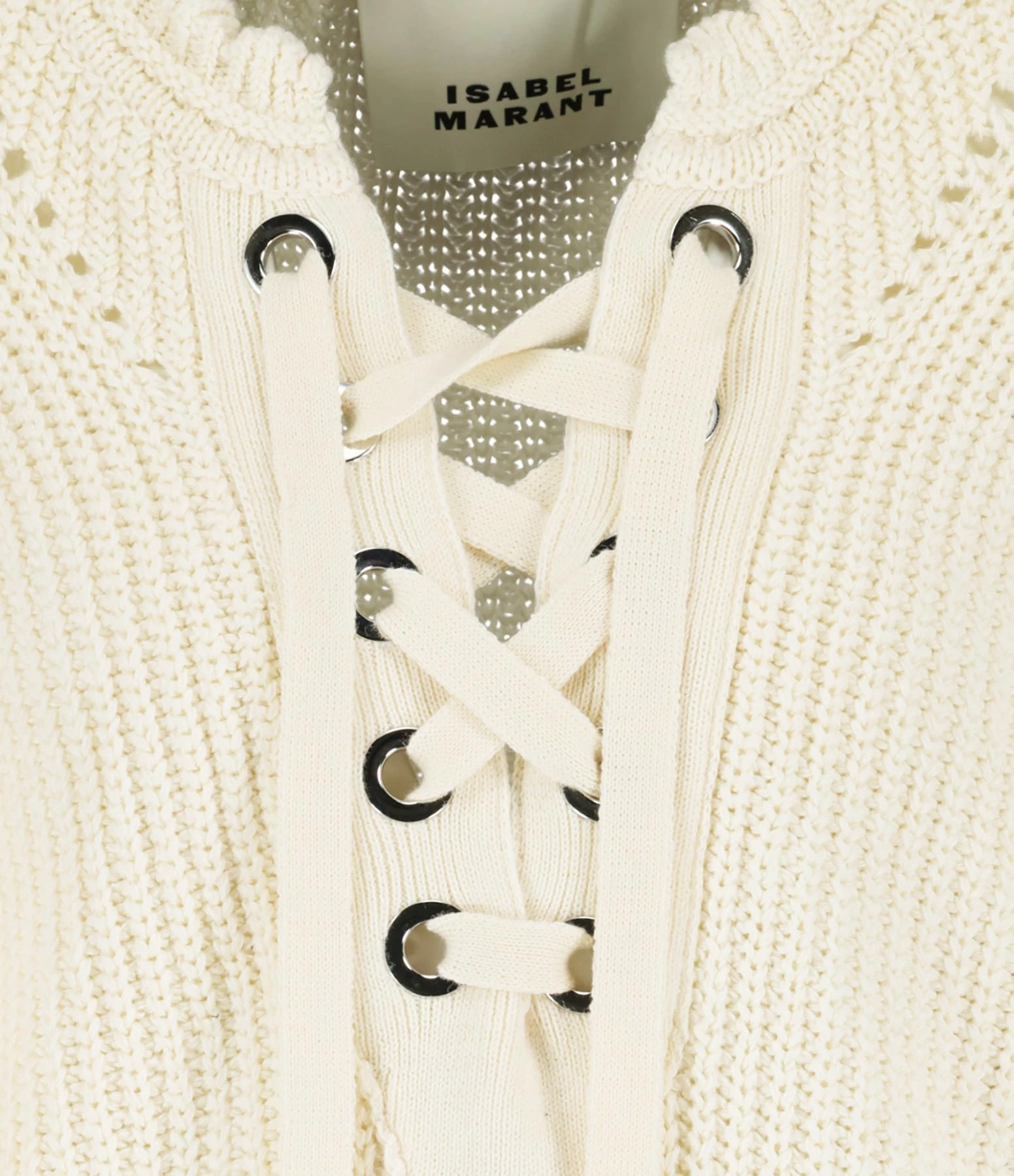 Isabel Marant Pull Laley Coton Écru – Image 2
