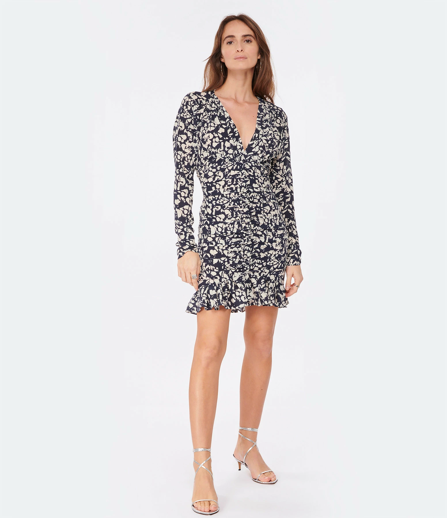 Isabel Marant Robe Lara Soie Noir – Image 3