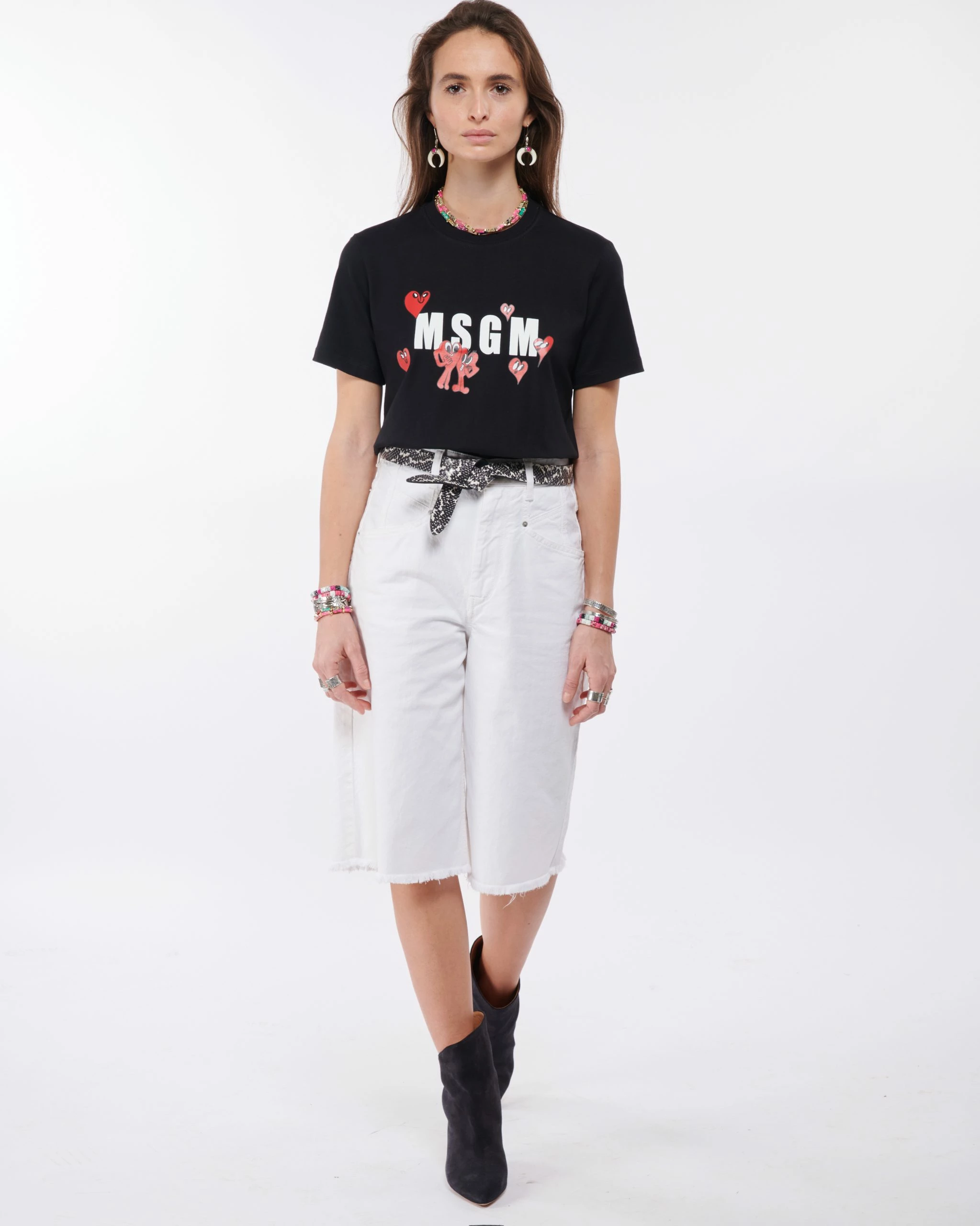 Isabel Marant Bermuda Natalina Denim Blanc – Image 7