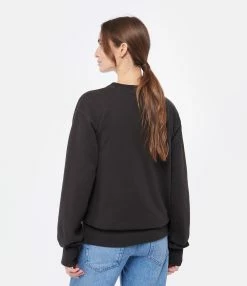 Isabel Marant Sweatshirt Homme Mike Coton Noir Délavé 11 Isabel Marant Sweatshirt Homme Mike Coton Noir Délavé -Boutique de vente ZIMMERMANN imars look20221221 360