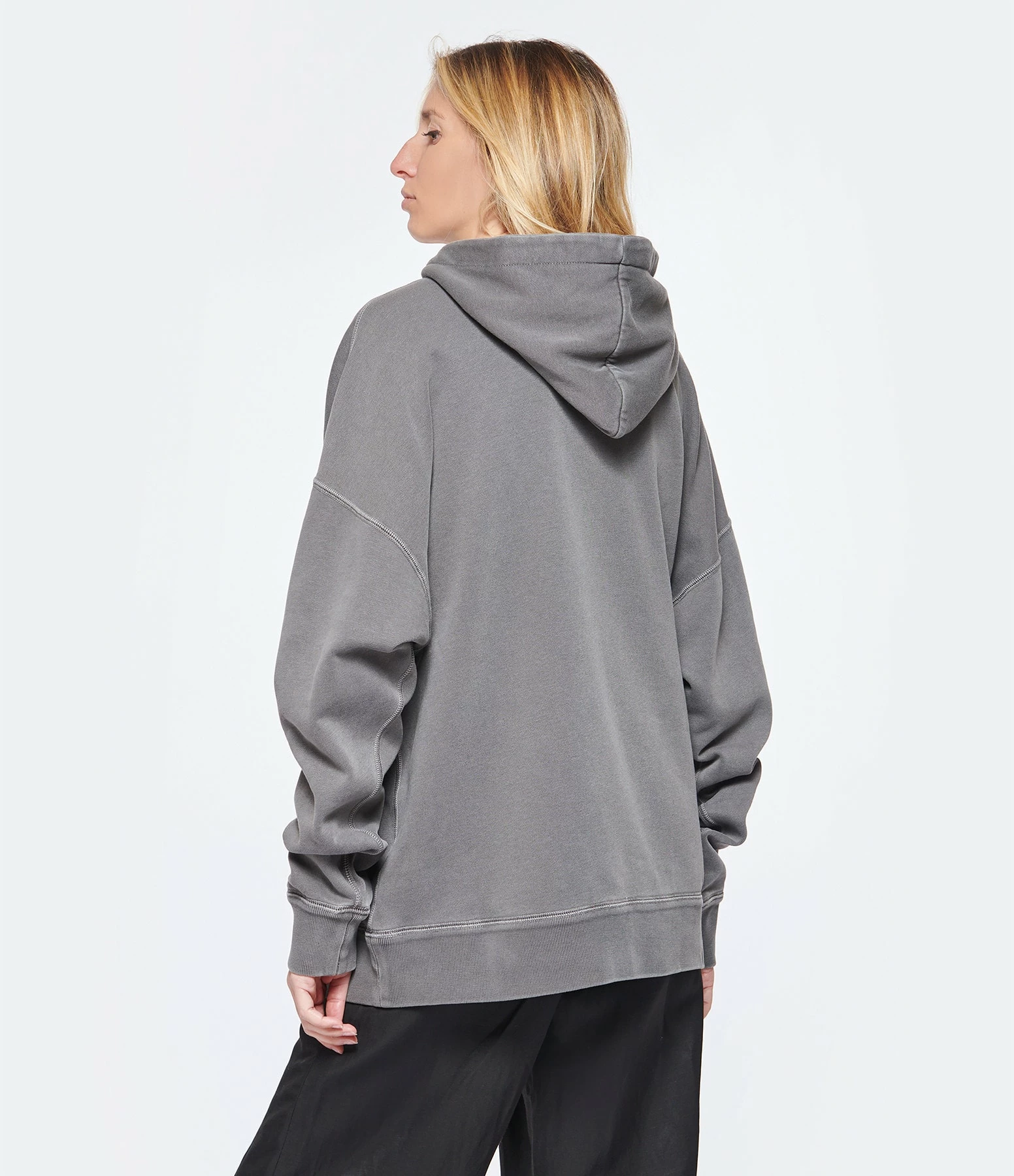 Isabel Marant Sweatshirt Homme Miley Coton Gris Délavé – Image 5
