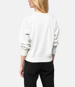 Isabel Marant Sweatshirt Shad Coton Écru 9 Isabel Marant Sweatshirt Shad Coton Écru -Boutique de vente ZIMMERMANN imars look20230214 293