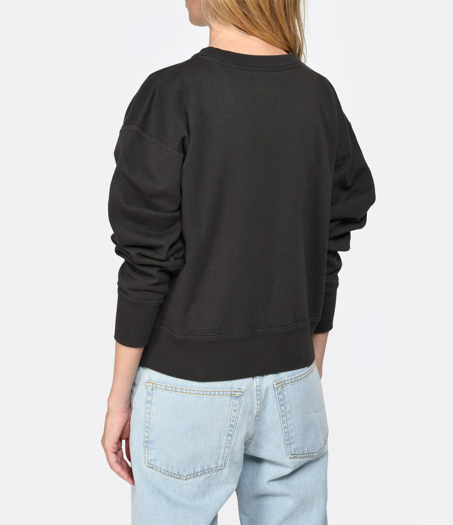 Isabel Marant Sweatshirt Shad Coton Noir Délavé 6 Isabel Marant Sweatshirt Shad Coton Noir Délavé – Image 4