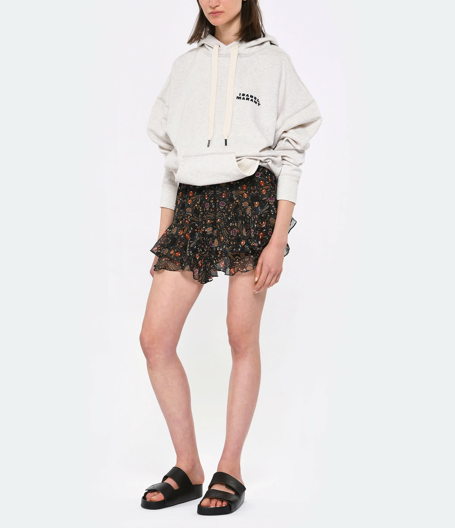 Isabel Marant Short Aboreli Soie Noir – Image 3