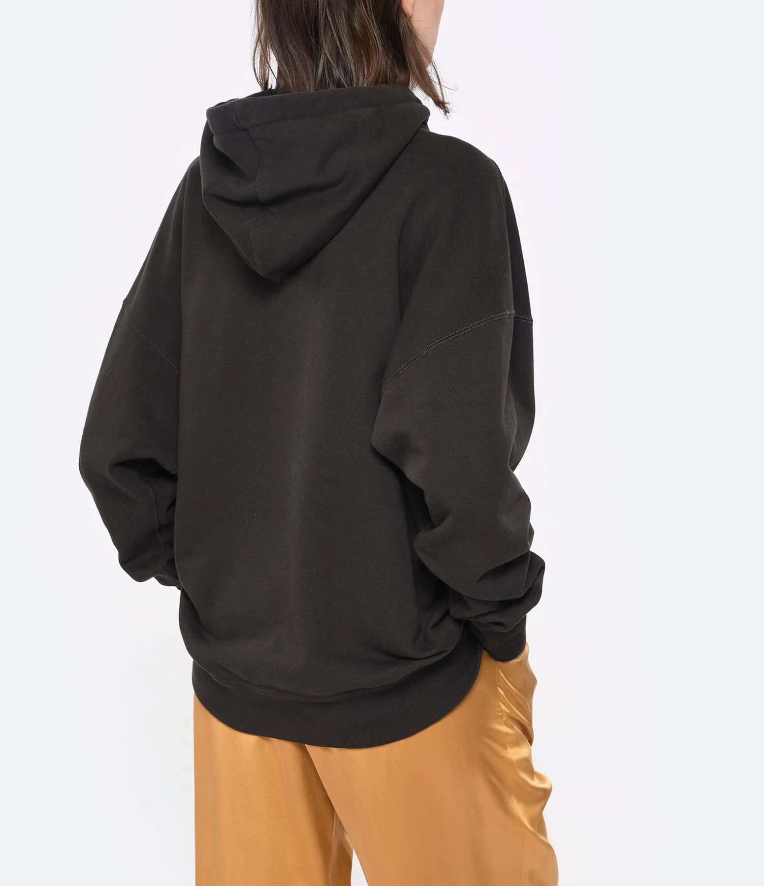 Isabel Marant Sweatshirt Hoodie Scott Coton Noir Délavé – Image 5