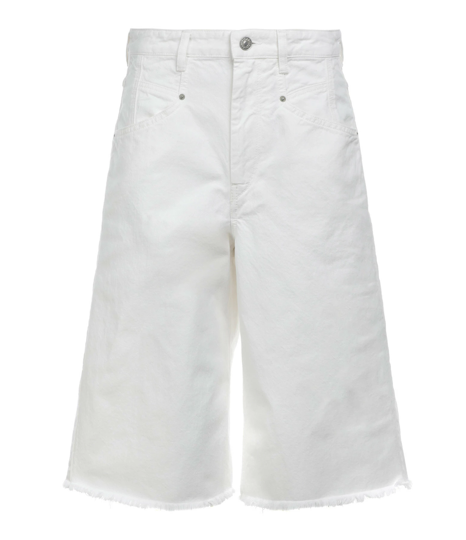 Isabel Marant Bermuda Natalina Denim Blanc