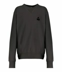 Isabel Marant Sweatshirt Homme Mike Coton Noir Délavé