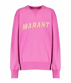 Isabel Marant Sweatshirt Homme Miky Coton Rose