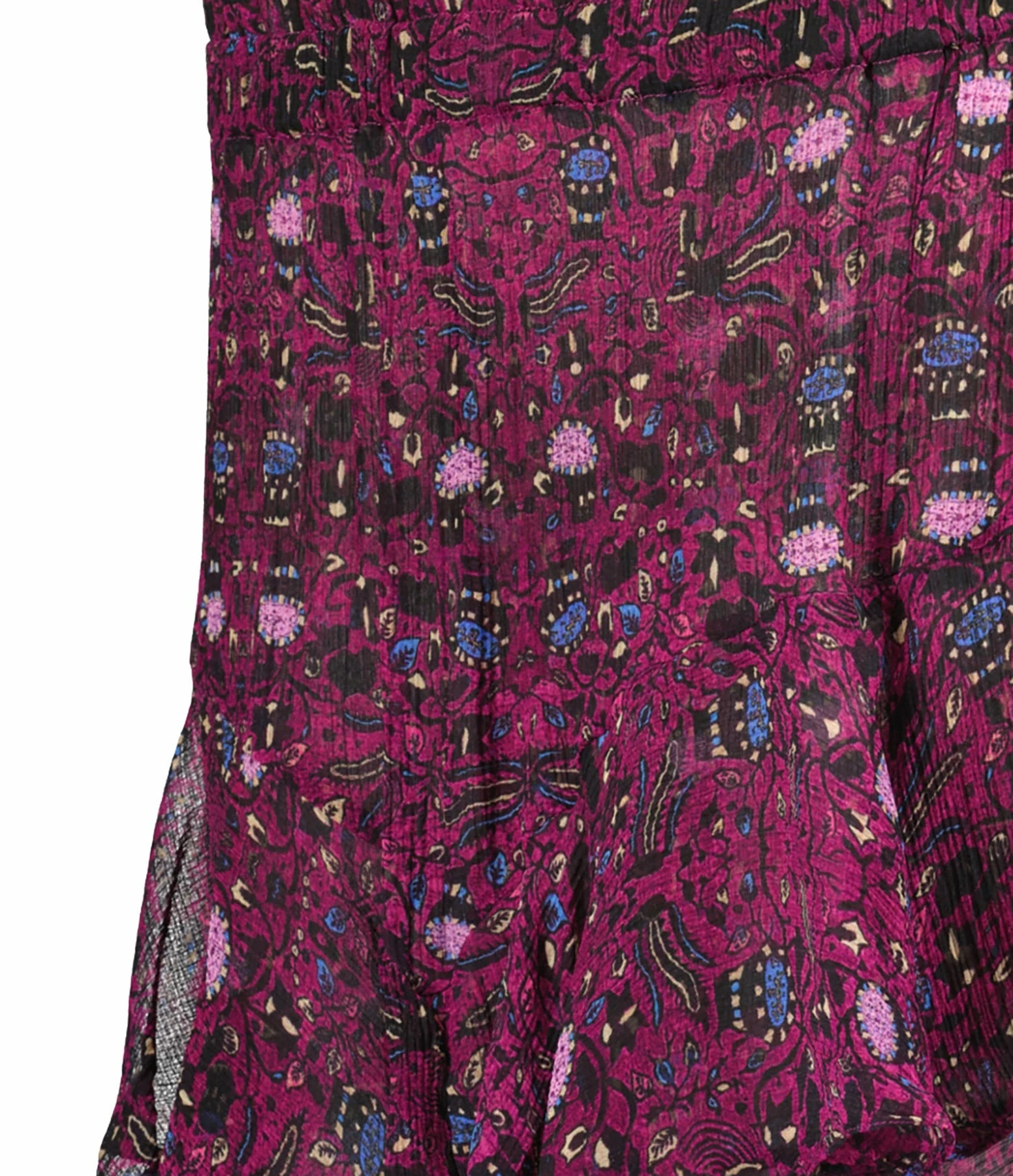Isabel Marant Short Aboreli Soie Fuchsia – Image 2