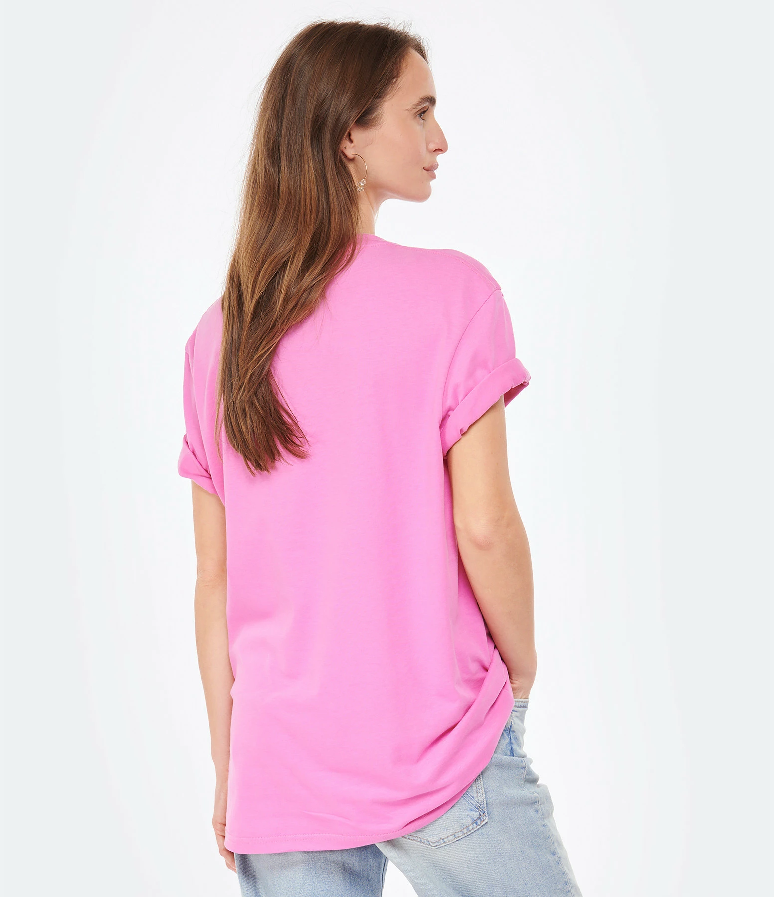 Isabel Marant Tee-shirt Homme Honore Coton Rose – Image 4