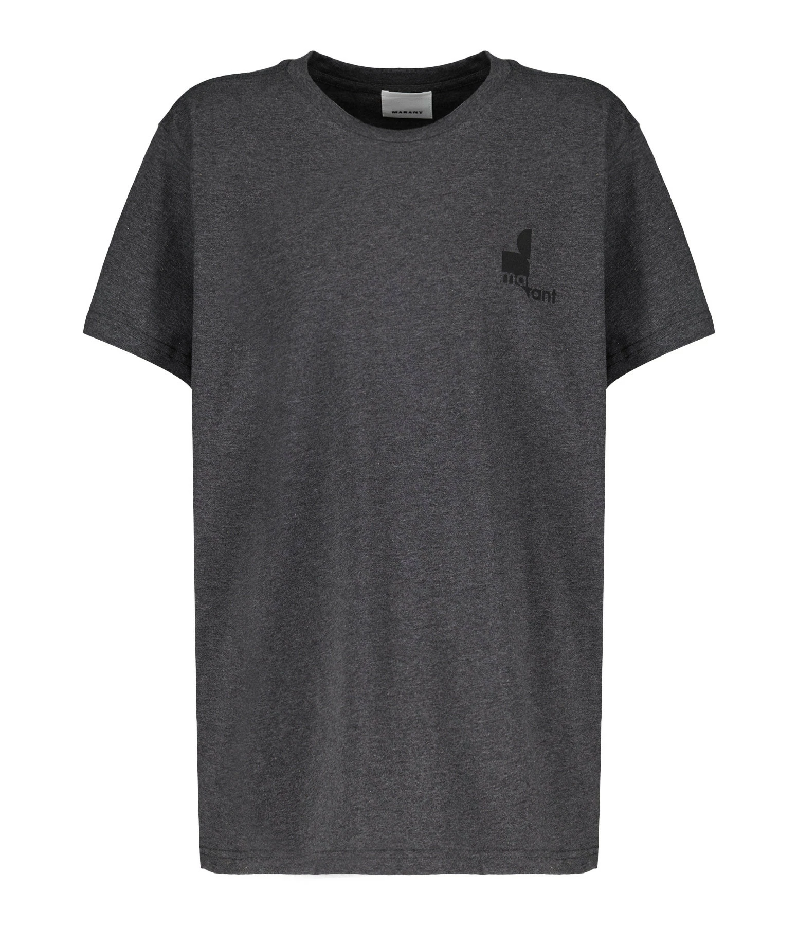 Isabel Marant Tee-shirt Homme Zafferh Coton Anthracite
