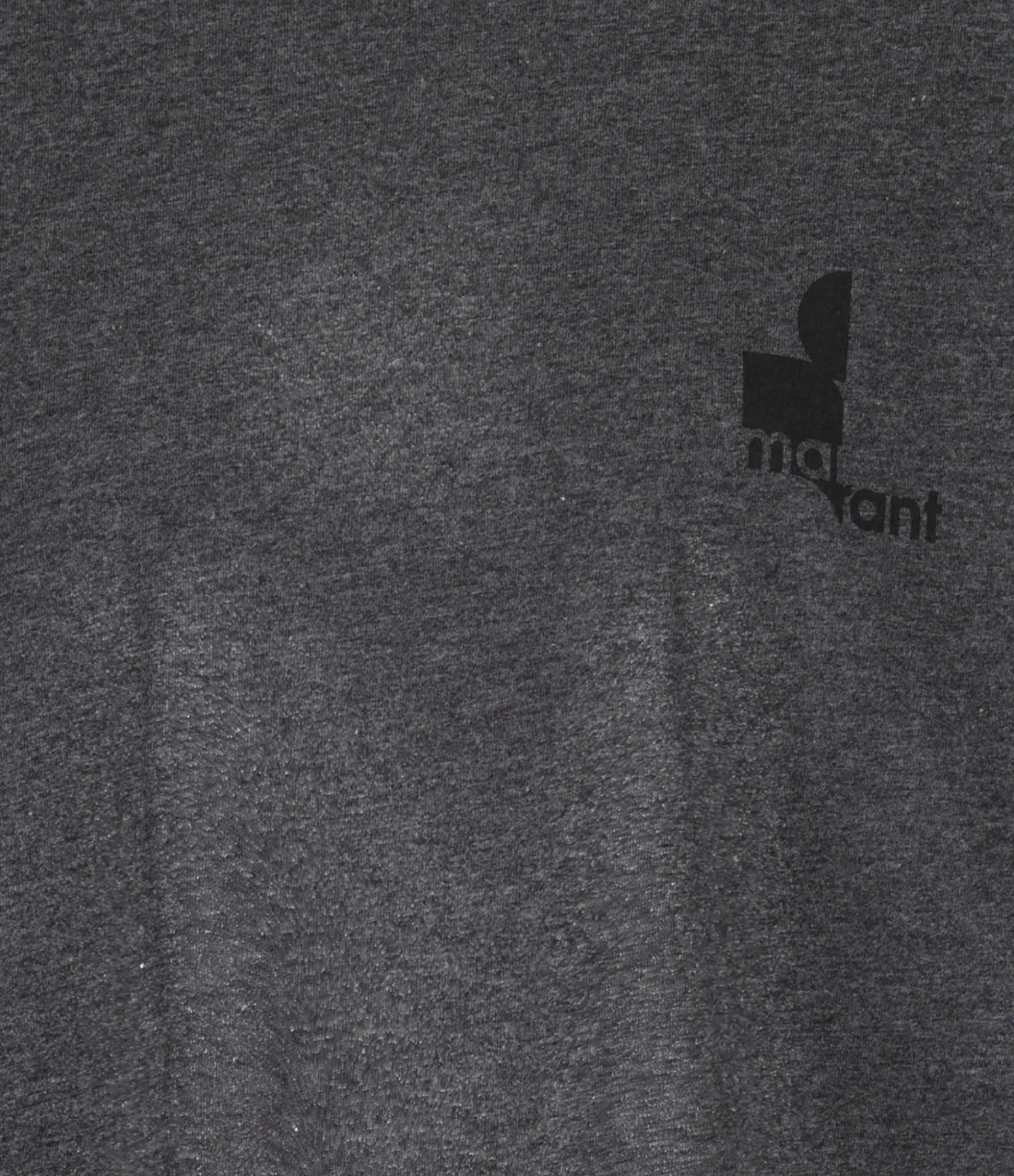 Isabel Marant Tee-shirt Homme Zafferh Coton Anthracite – Image 2