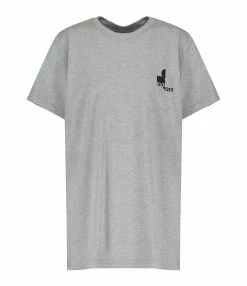 Isabel Marant Tee-shirt Homme Zafferh Coton Gris Clair
