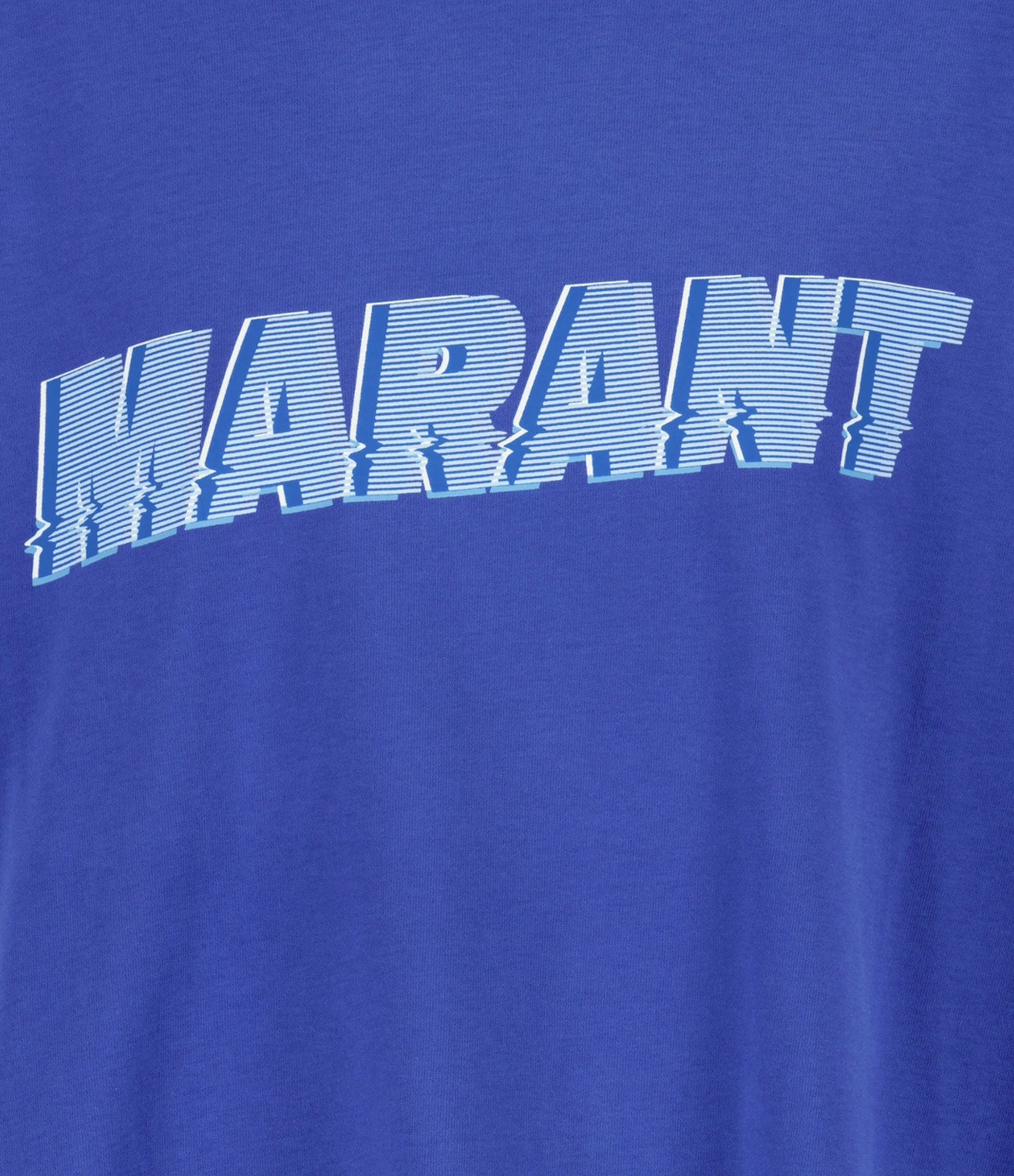 Isabel Marant Tee-shirt Homme Honore Coton Bleu Électrique – Image 2