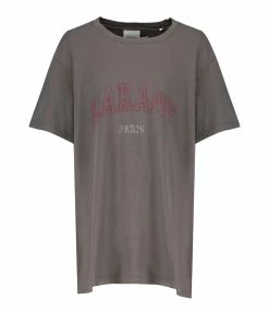 Isabel Marant Tee-shirt Homme Honore Coton Noir Délavé