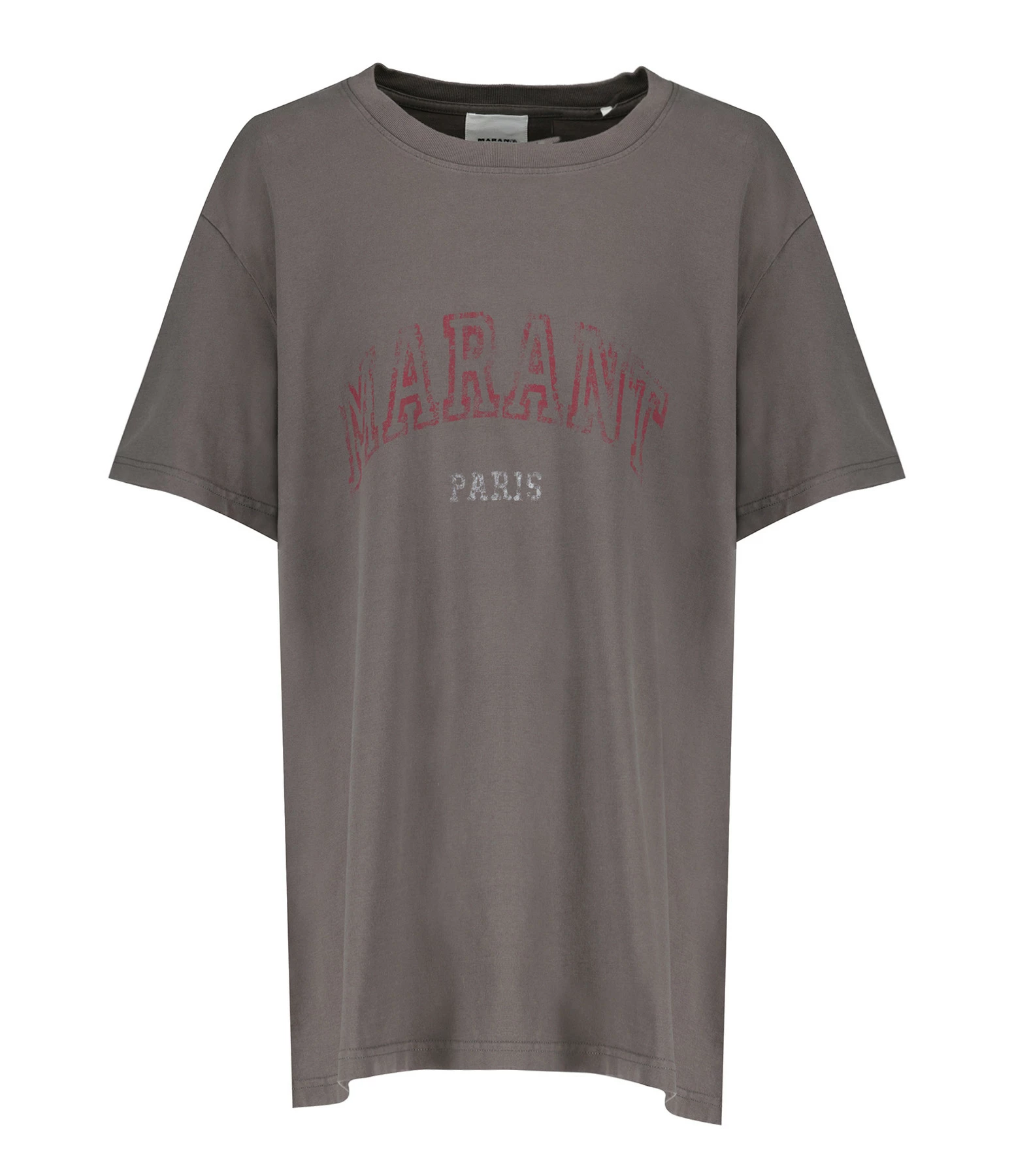 Isabel Marant Tee-shirt Homme Honore Coton Noir Délavé