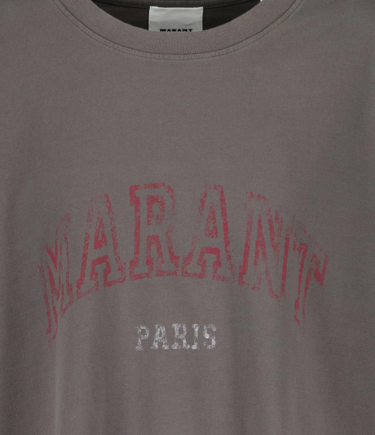Isabel Marant Tee-shirt Homme Honore Coton Noir Délavé – Image 2